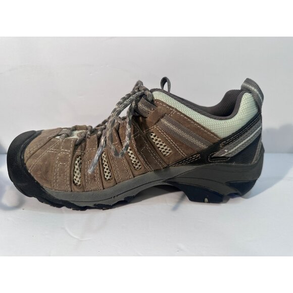 Keen Flint Steel Toe Womens Brown/Gray Hiking Shoes Size 7.5 Outdoor Adventure F - Picture 3 of 11